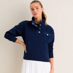 Tuckernuck Sport - Navy Snap Neck Bailey Pullover